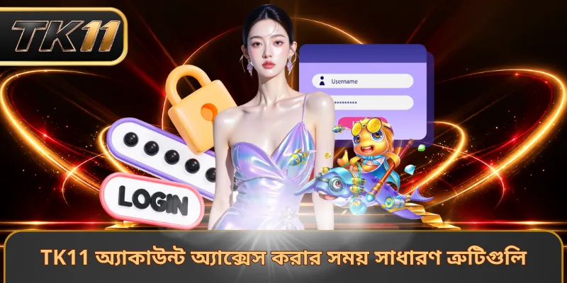 TK11 অ্যাকাউন্ট অ্যাক্সেস করার সময় সাধারণ ত্রুটিগুলি