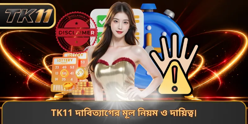 TK11 দাবিত্যাগের মূল নিয়ম ও দায়িত্ব। 