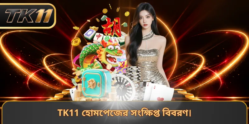 TK11 হোমপেজের সংক্ষিপ্ত বিবরণ।