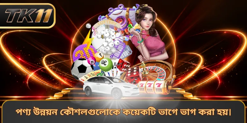 পণ্য উন্নয়ন কৌশলগুলোকে কয়েকটি ভাগে ভাগ করা হয়।